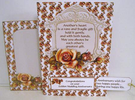 Rustic Roses Anniversary Secret Slider by Pam Stubley