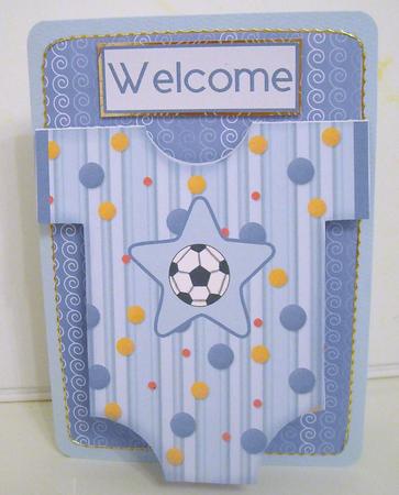 Onesie Boy Blue by Pam Stubley