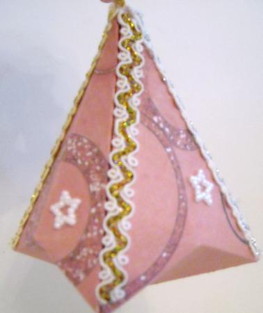 Dark Red Geo Glitter Circles A4 Backing Paper by Pam Stubley