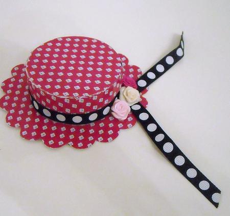 Cherry Spring Bonnet Card by Pam Stubley
