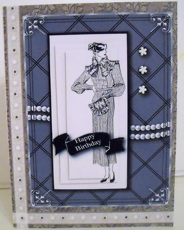 Elegant Vintage Fashion Topper 2 by Pam Stubley