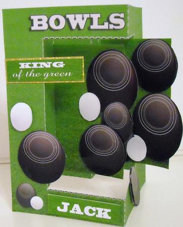 W Fold Lawn Bowls by Pam Stubley