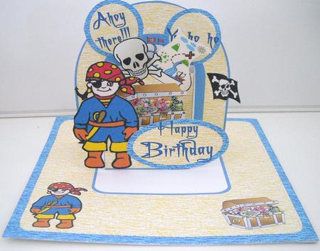 3D Box 'pirates' Kit by Pam Stubley