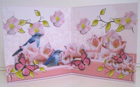 Triple Layer Pop Out Card, Easy with Instructions by Pam Stubley