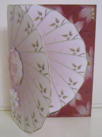 Decorate My Life Fan Card Topper by Pam Stubley