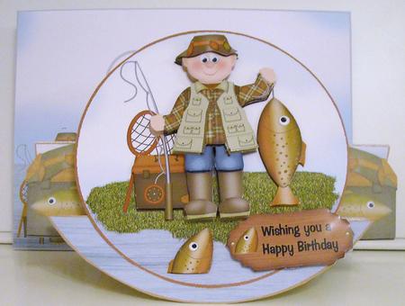 Fishing Phill Rocker Stepper Kit by Pam Stubley