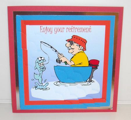 Retired Man Fishing by Pam Stubley