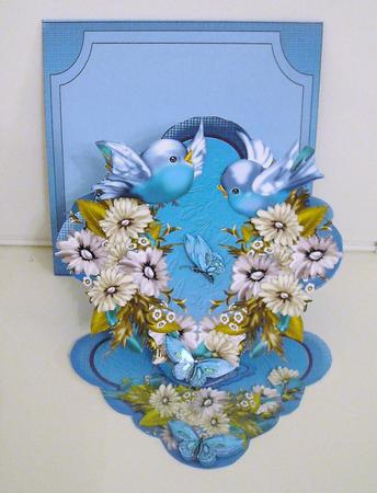 Bluebird Summer Easel Card Kit by Pam Stubley