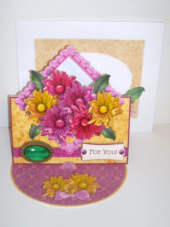 Over the Edge Easel Card Kit - Tapestry Blooms by Pam Stubley