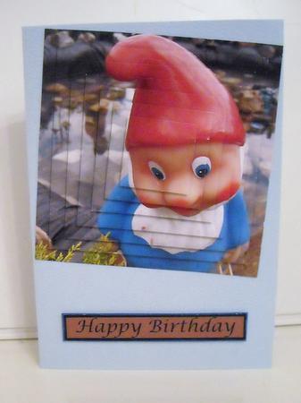 Garden Dwarf Square Pyramid by Pam Stubley