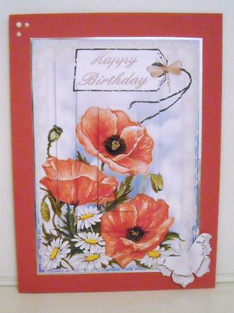 Poppies and Daisies Pyramid by Pam Stubley
