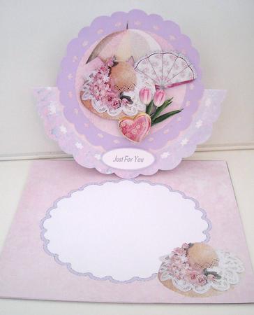 Scalloped Over the Top Rocker - Girly Shabby Chic by Pam Stubley