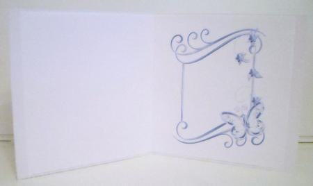 Pretty Purple Butterfly Insert by Pam Stubley