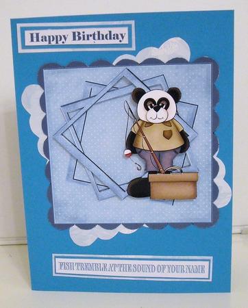 Fish Tremble at the Sound of Your Name-happy Birthday-father by Pam Stubley