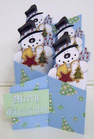 Fat Snowman Cascade Card Kit by Pam Stubley