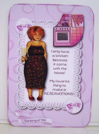 Reservations Card Topper 1 by Pam Stubley