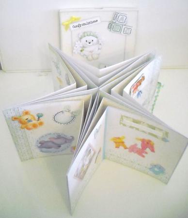 3D New Baby Carousel Card Kit by Pam Stubley