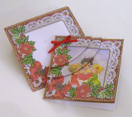 Carol Singers Red Mini Card Envelope Duo Stacker Aio by Pam Stubley