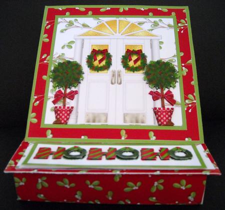 New Trinket Box Easel Card Kit - Bright Christmas by Pam Stubley