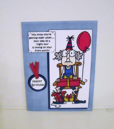 Gus Has a Night Out Quick Card by Pam Stubley