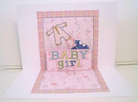 Baby Girl Pop Up 2 by Pam Stubley