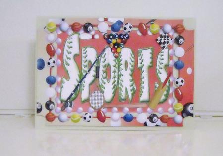 Sporting Layer Card by Pam Stubley