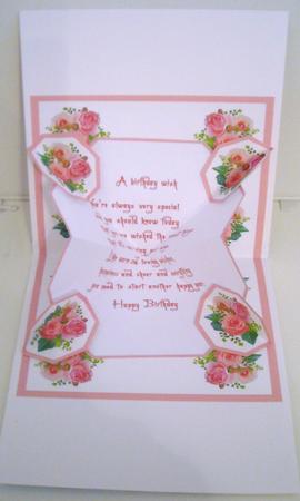 Exploding Verse -birthday Roses by Pam Stubley
