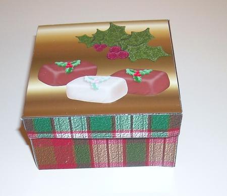 Christmas Gift Box for Chocolates 2 by Pam Stubley