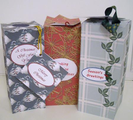 Wine Bottle Covers Set 5 by Pam Stubley