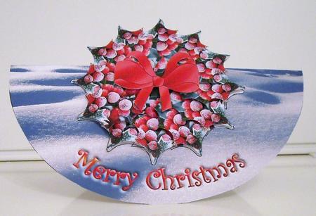 Holly Wreath Rocker by Pam Stubley