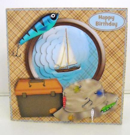 Aperture Frame Kits - Fisherman's Treat by Pam Stubley