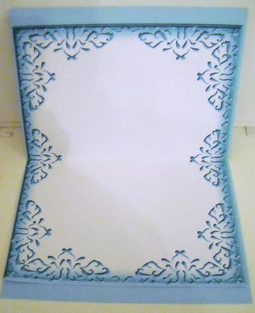Elegant Blank Card Base 4 by Pam Stubley