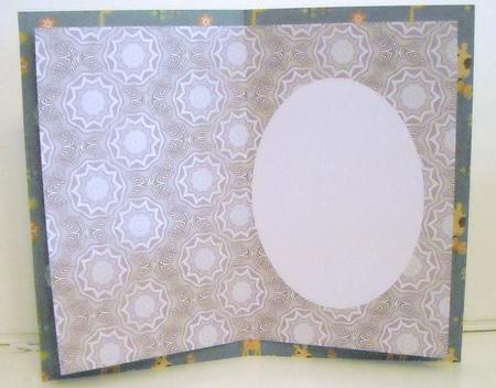 Purple Swirly Kaleidoscope Insert by Pam Stubley