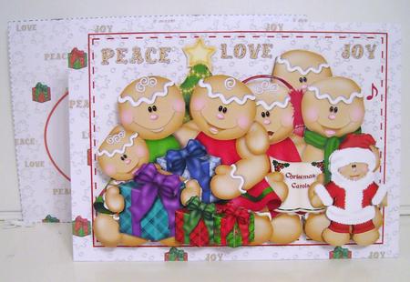 Gingerbread Carol Singers by Pam Stubley