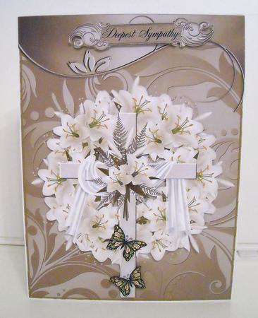 Deepest Sympathy Card Front by Pam Stubley