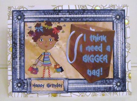 Shop Till You Drop - I Think I Need a Bigger Bag! by Pam Stubley