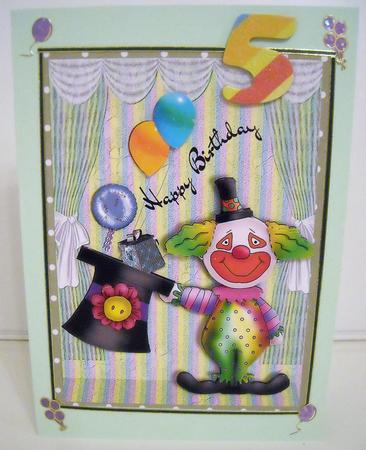 Magic Birthday Clown by Pam Stubley