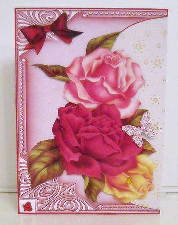Inverted Roses Over the Edge by Pam Stubley