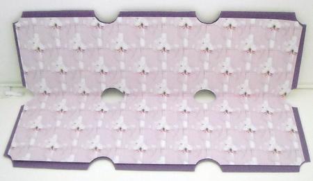 Pink Cross Backing Paper Vertical by Pam Stubley