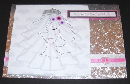 Bridal Veil Square Wavy Corner Stacker by Pam Stubley