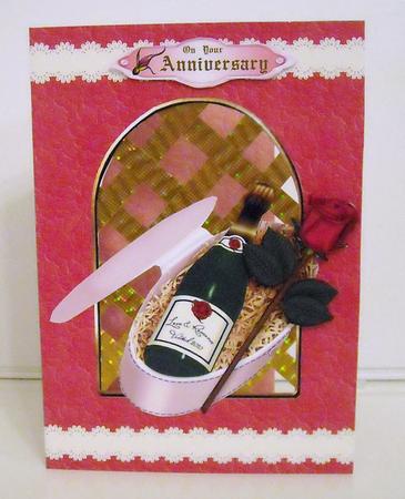 Champagne & Rose - Trellis Card Kit by Pam Stubley