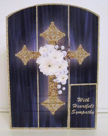 Sympathy Cross by Pam Stubley