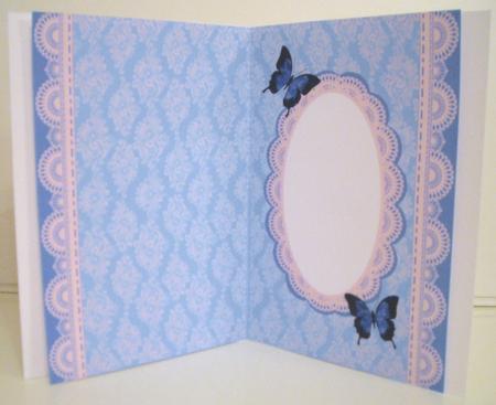 Pink & Blue Lacey Insert by Pam Stubley