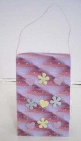 Stars in Diamonds A4 Backing Paper in Purple by Pam Stubley