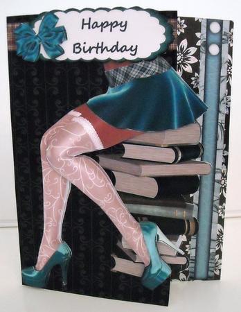 All About the Shoes Jade Card Topper by Pam Stubley
