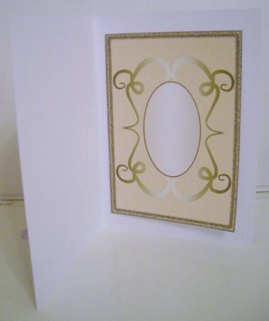 Two Inserts with Swirly Frame & Oval 2 by Pam Stubley