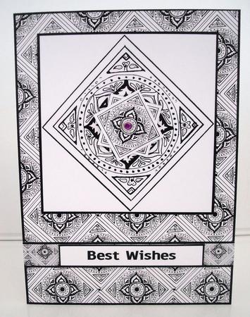 Black & White Geometric by Pam Stubley