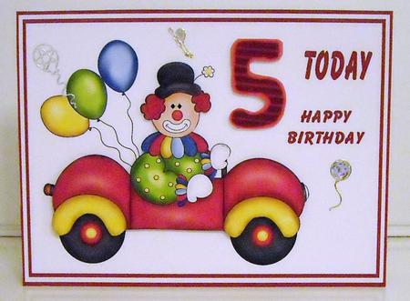 Clown Birthday by Pam Stubley