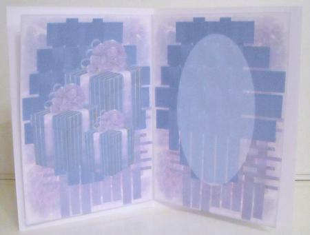 Birthday Presents Just for You - Blue Purple Insert by Pam Stubley