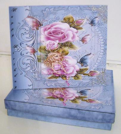 Blue Fairy Card and Box by Pam Stubley